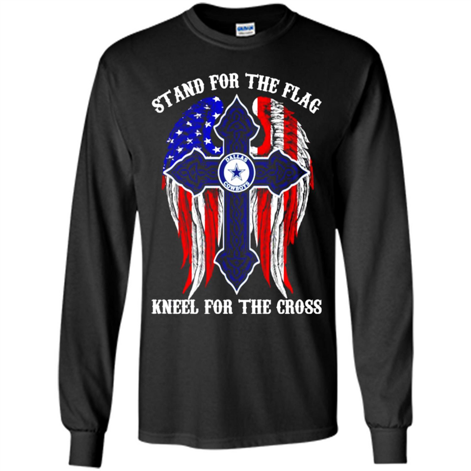 Dallas Cowboys - stand for the flag kneel for the cross