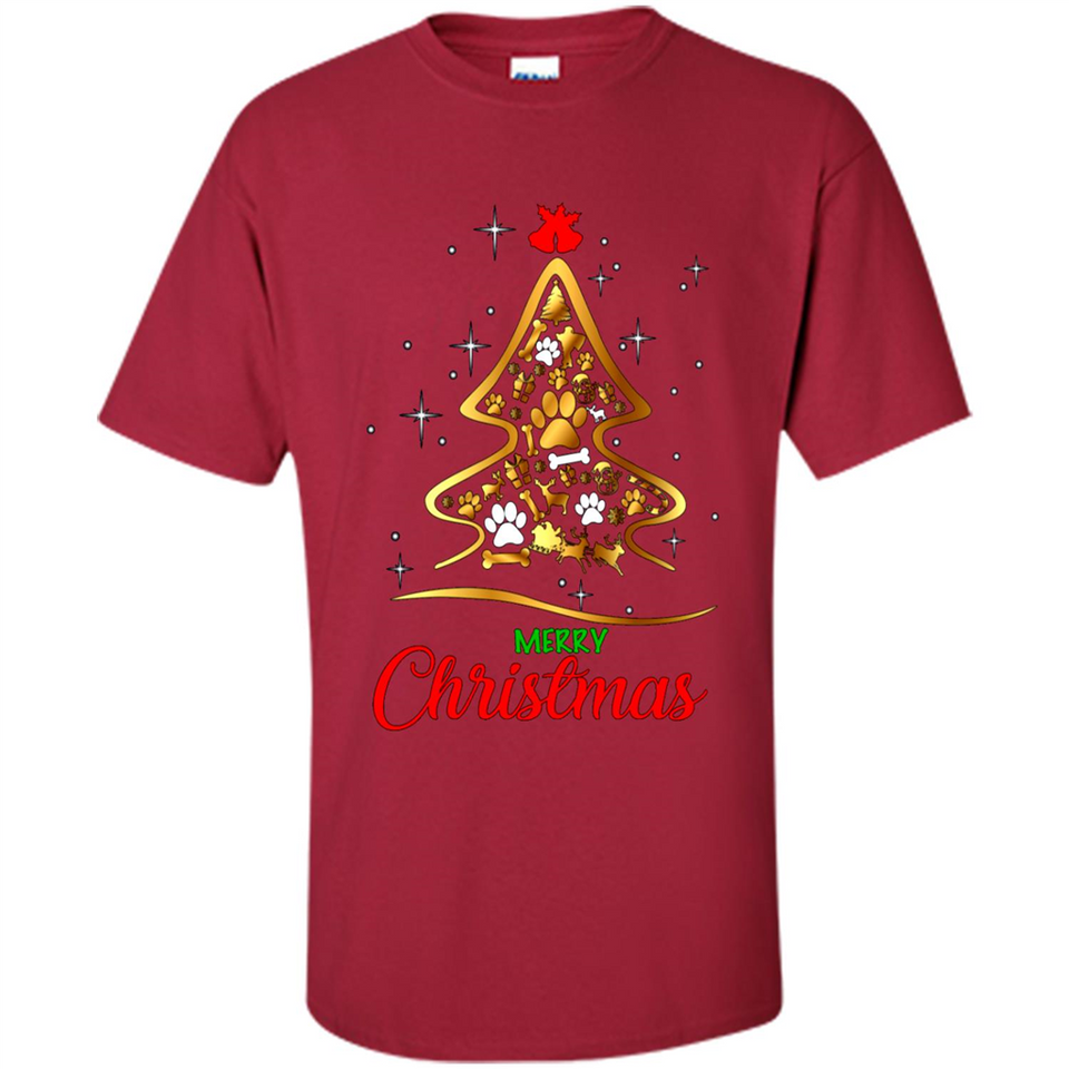 Merry Christmas Dogs Christmas Tree PING PONG