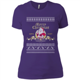 Christmas Santa Goldwyn Mayer Logo - Ladies' Boyfriend T-Shirt
