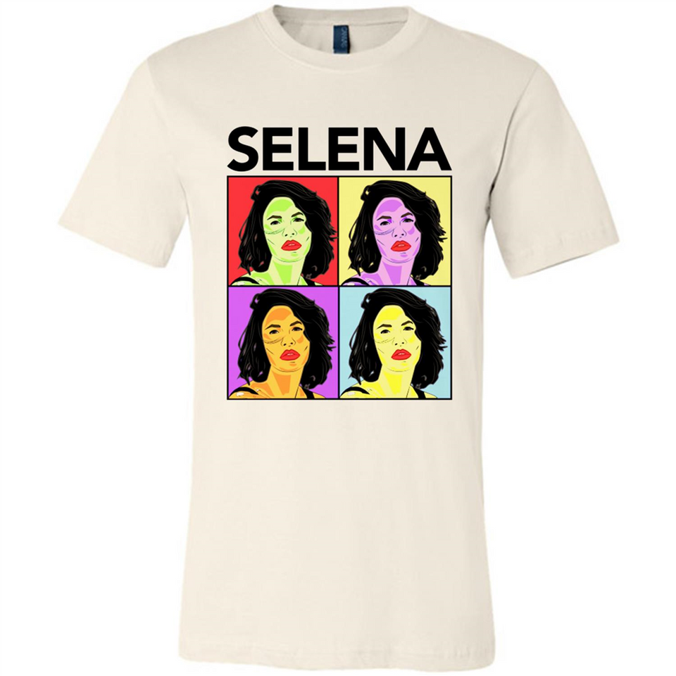 Selena Quintanilla Pop Art - Canvas Unisex T-Shirt