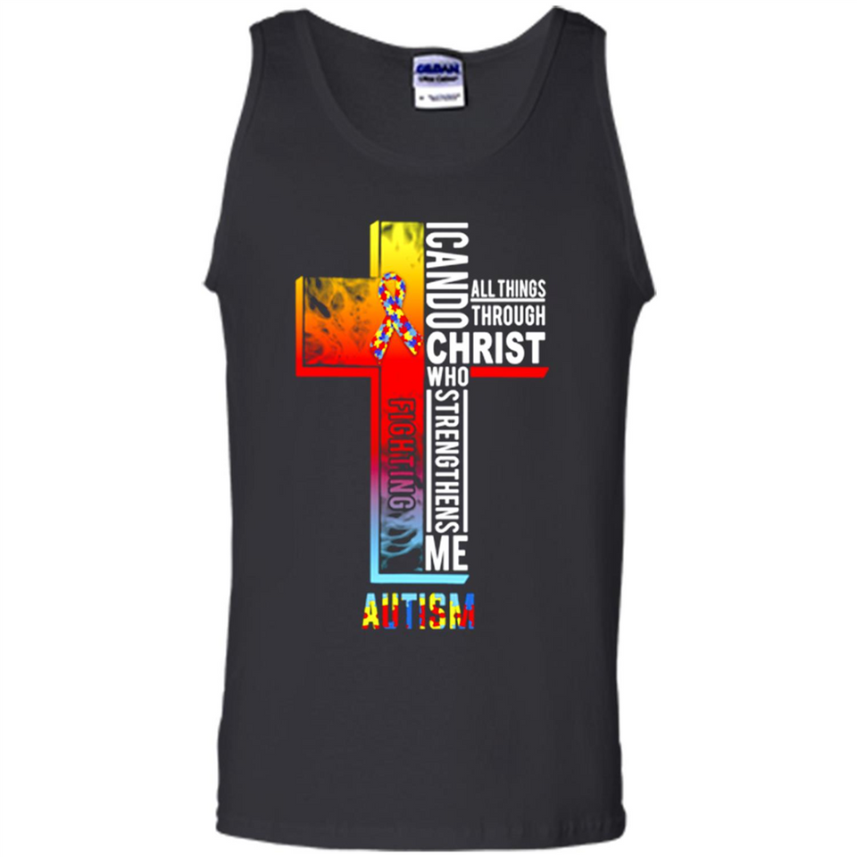 I can do all things through christ who strengthens me fighting Aut sm Jesus