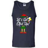 Let's Get Elfed Up Drinking Beer Christmas PINGPONG