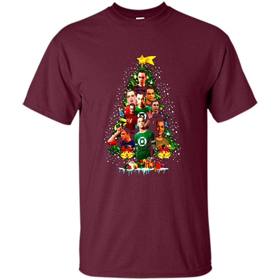 Sheldon Cooper Christmas tree sweater PINGPONG