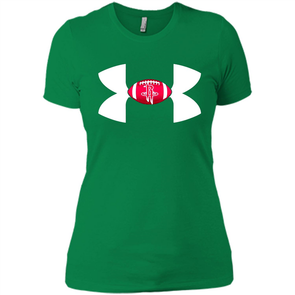 Houston Rockets Under Armour Logo - Ladies' Boyfriend T-Shirt
