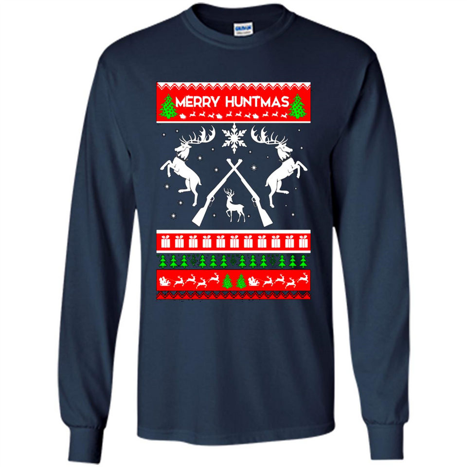 Merry Huntmas Ugly Christmas sweater PINGPONG