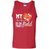 Chicago Bears Football My Heart is on that Field - Tank Top