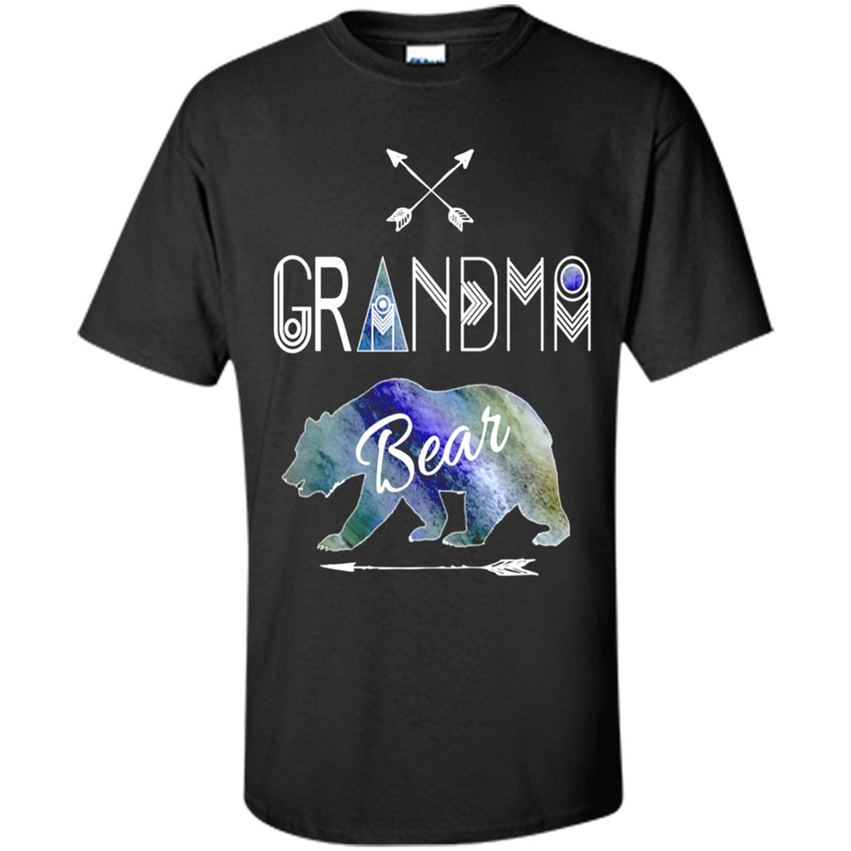 Grandma Bear Shirt Tribal Family Vacation & Camping Tee - Shirt