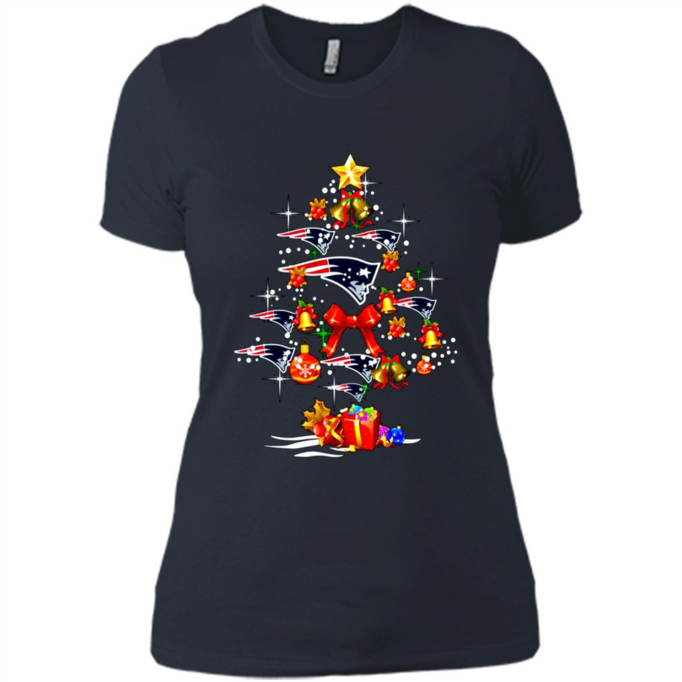 New England Patriots Christmas Tree sweater PINGPONG