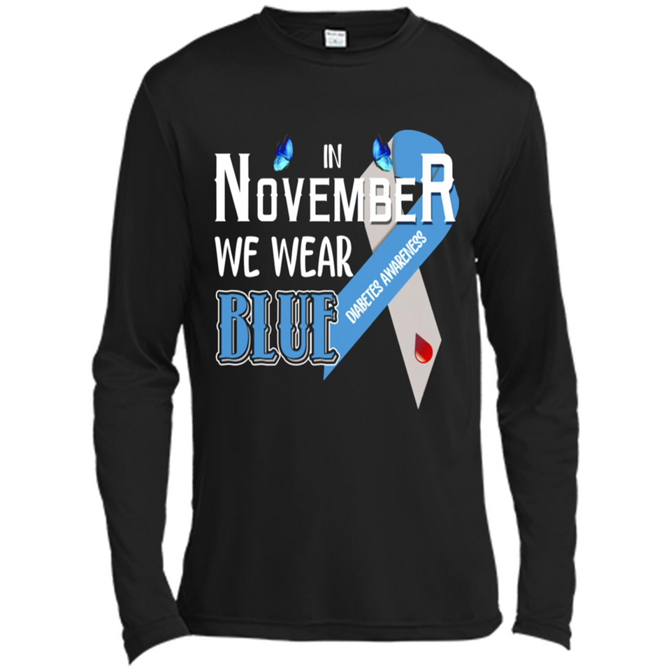 November We Wear Blue Diabetes Awareness