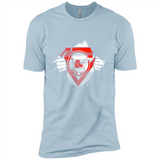 Boston Red Sox And Superman Fans - Premium Short Sleeve T-Shirt