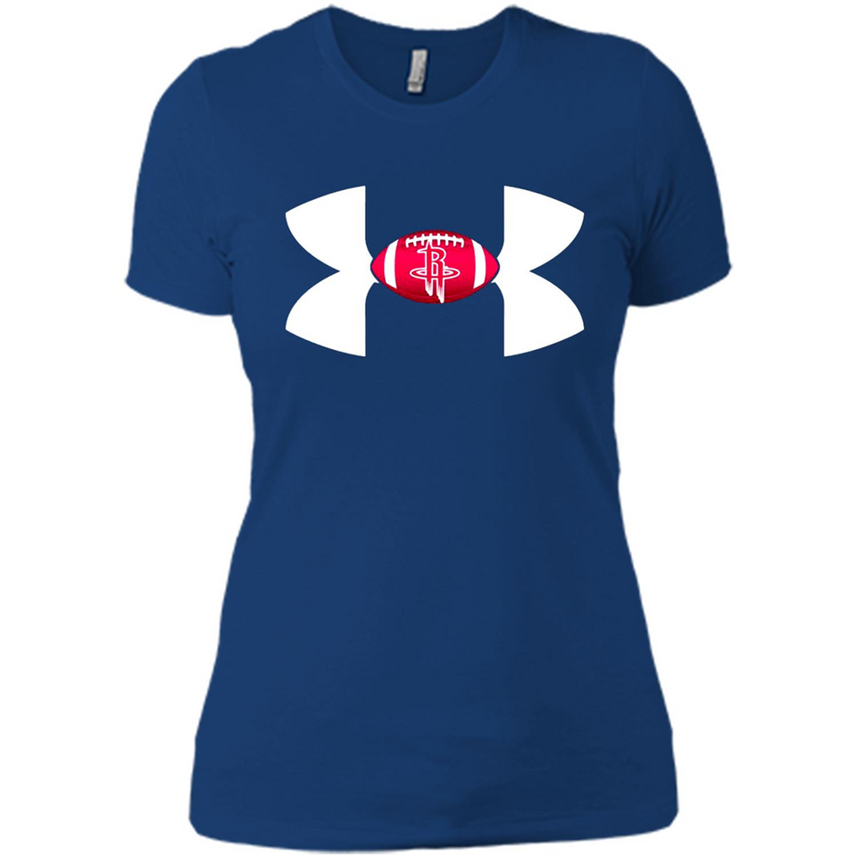 Houston Rockets Under Armour Logo - Ladies' Boyfriend T-Shirt