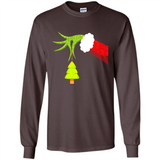 Funny Grinch Hand Holding Christmas Tree Ornament Christmas PING PONG