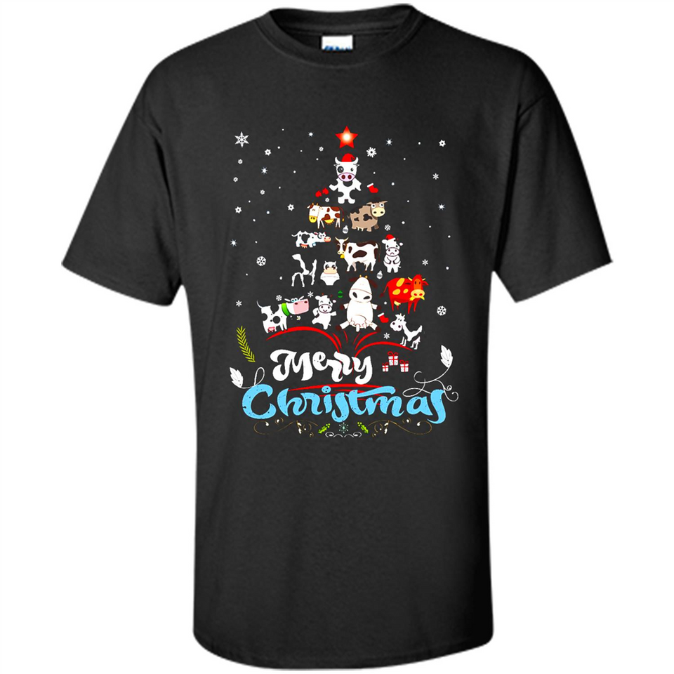 Christmas Ugly Sweater Animal Tree Pine Merry Christmas - Shirt