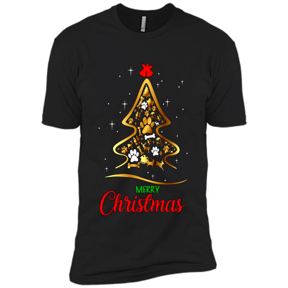 Merry Christmas Dogs Christmas Tree sweater PINGPONG