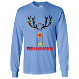 Miller High Life beer reinbeer Christmas - Long Sleeve T-Shirt