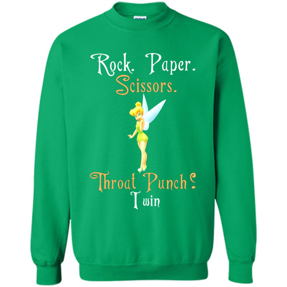 Tinker Bell Rock Paper Scissors Throat Punch I win PINGPONG