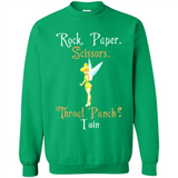 Tinker Bell Rock Paper Scissors Throat Punch I win PINGPONG