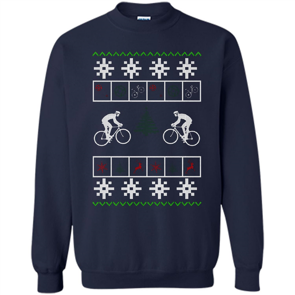Christmas Ugly Sweater Cycling - Best Ugly Christmas Sweater - Sweatshirt