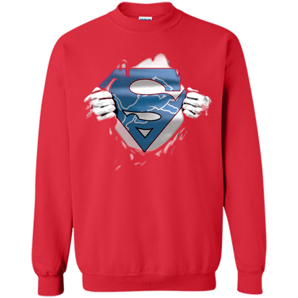 Detroit Lions And Superman Fans - Sweatshirt