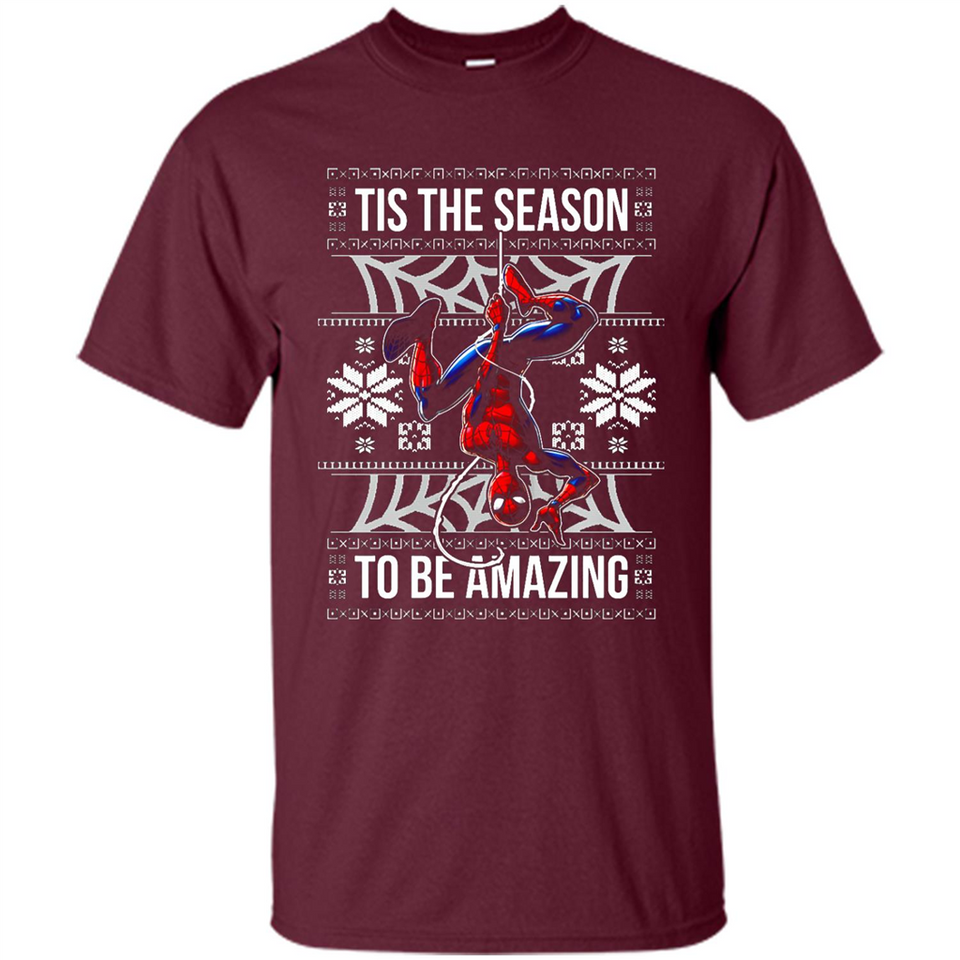 Marvel Spider Man Tis The Season To Be Amazing Ugly Christmas Mug PINGPONG - Shirt
