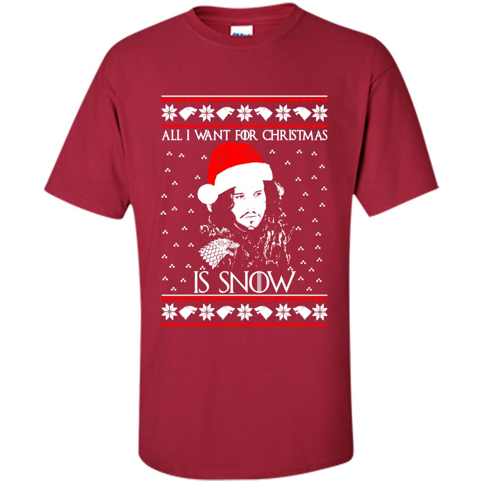 All I Want for Christmas is Snow ugly sweater PINGPONG