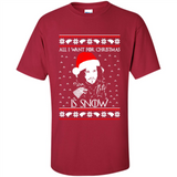 All I Want for Christmas is Snow ugly sweater PINGPONG