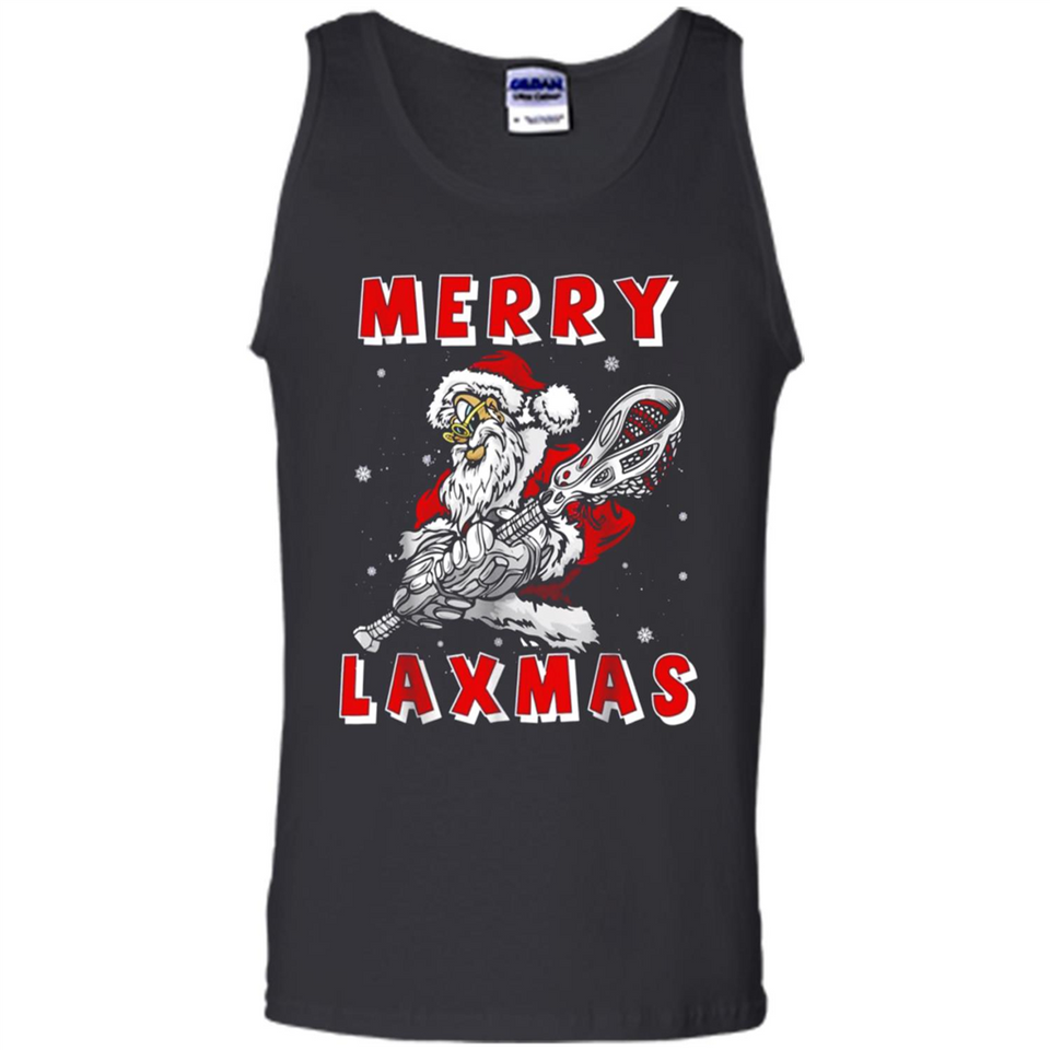 Lacrosse Merry Laxmas Santa - Tank Top