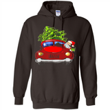 Vintage Santa red Truck Christmas Tree PINGPONG