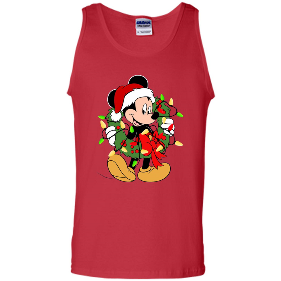 Disney Mickey Mouse Christmas Lights Sweatshirt - Tank Top