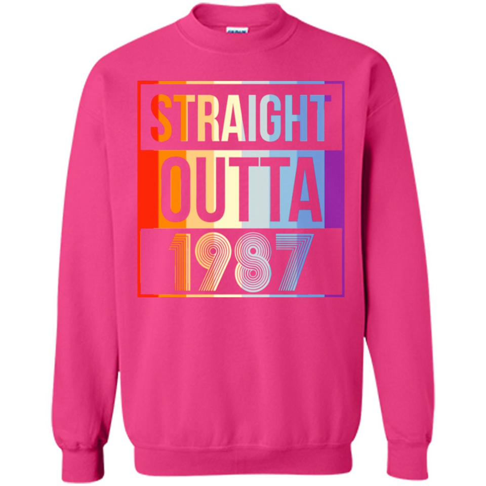 Retro Straight Outta 1987 31 Years Old - Sweatshirt