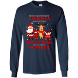 Never Underestimate An October Woman Watches Hallmark Movies Sweatshirt PINGPONG