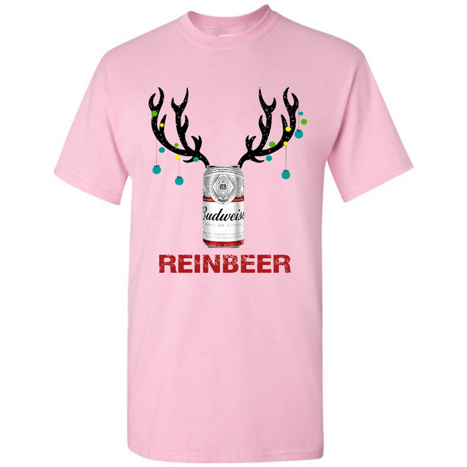 Budweiser Reinbeer Funny Beer Reindeer Christmas Sweatshirt - Shirt