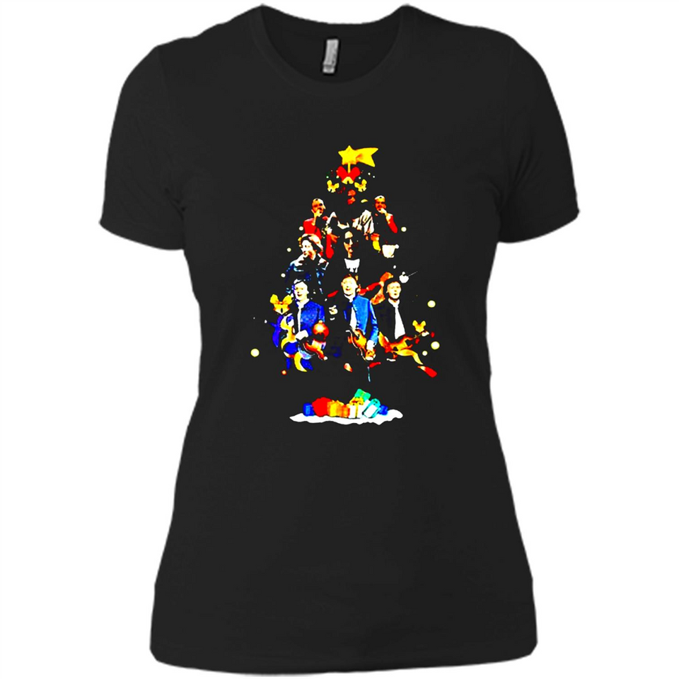 JOHN LENNON CHRISTMAS TREE - Ladies' Boyfriend T-Shirt