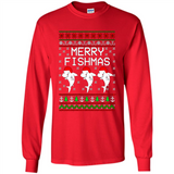 Merry Fishmas Christmas sweatshirt PINGPONG