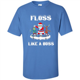 Floss Like A Boss Santa Flossing Dance Funny - Shirt