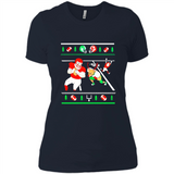 Santa vs Deer Football Ugly Christmas PINGPONG