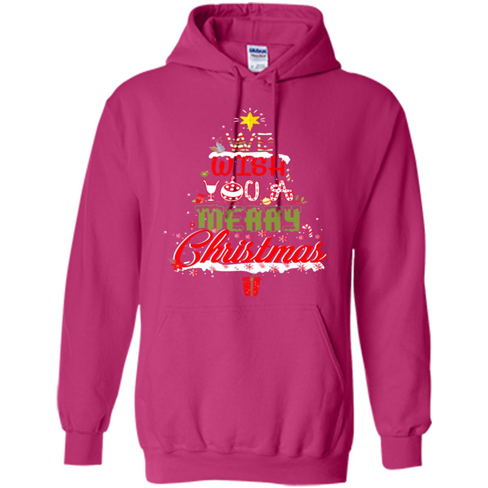 We Wish You A Merry Christmas Funny Pine Gift Sleeve - Hoodie