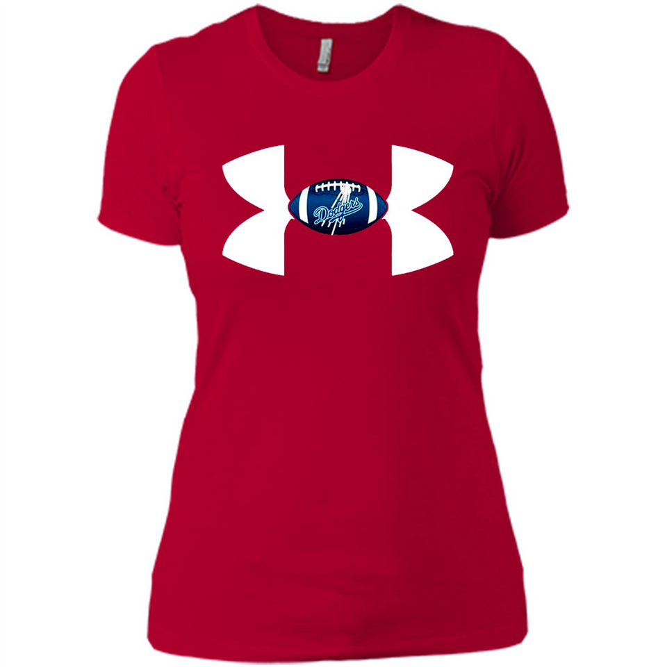 Los Angeles Dodgers Under Armour Logo - Ladies' Boyfriend T-Shirt