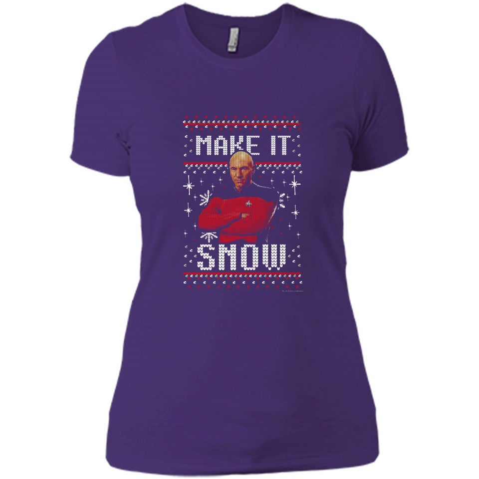 Make It Snow Jean-Luc Picard Star Trek PINGPONG