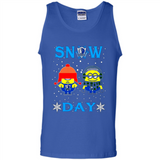 Snow Day Shirt For Dallas Mavericks Vs Minion Fans pingpong