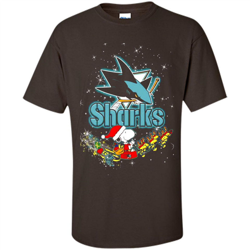 Snoopy Christmas San Jose Sharks - Shirt