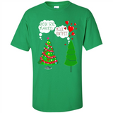 Fir Loves Christmas Tree Funny Undecorated Joke - Shirt