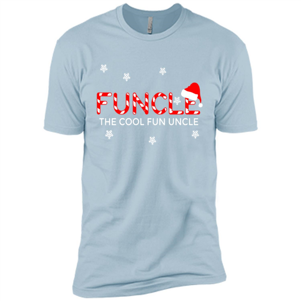 Mens Christmas Funcle The Cool Fun Uncle Definition Xmas - Premium Short Sleeve T-Shirt