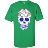St. Louis Blues Hockey Sugar Skull Day of the Dead