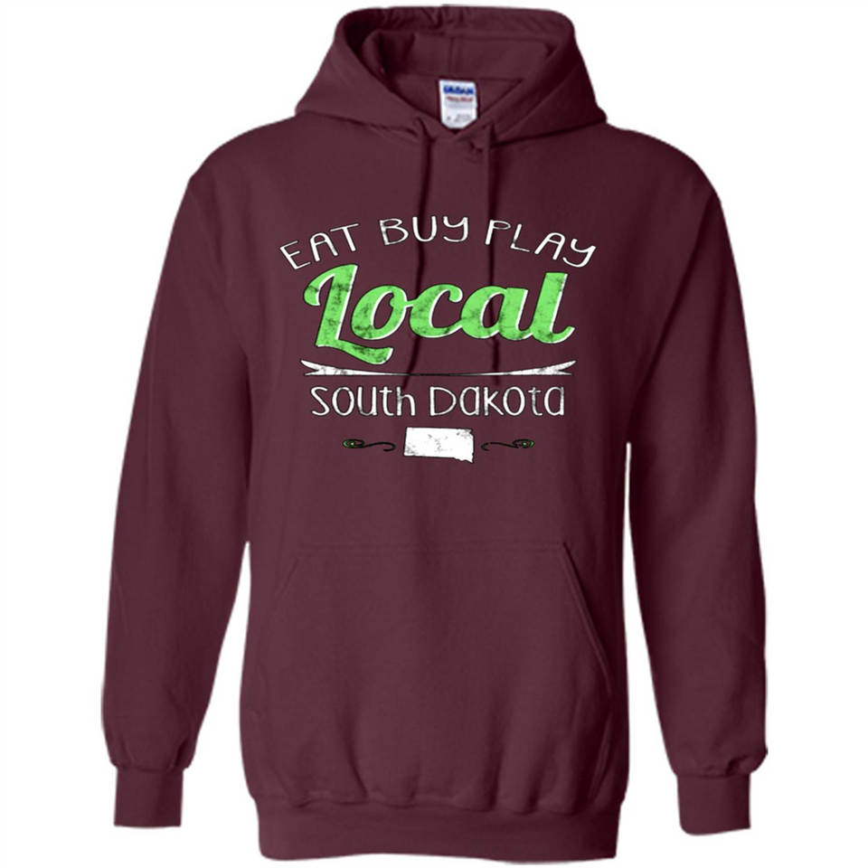 Eat Buy Play Local South Dakota Distressed PING PONG