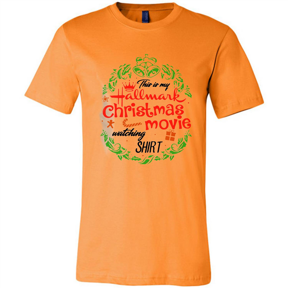 This is My Hallmark-Christmas Movies Watching Sporty T-Shirt - Canvas Unisex T-Shirt