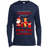 Never Underestimate A December Woman Watches Hallmark Movies Sweatshirt PINGPONG