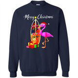 Flamingo Christmas Shirt, Merry Christmas Shirt , Flamingo - Sweatshirt