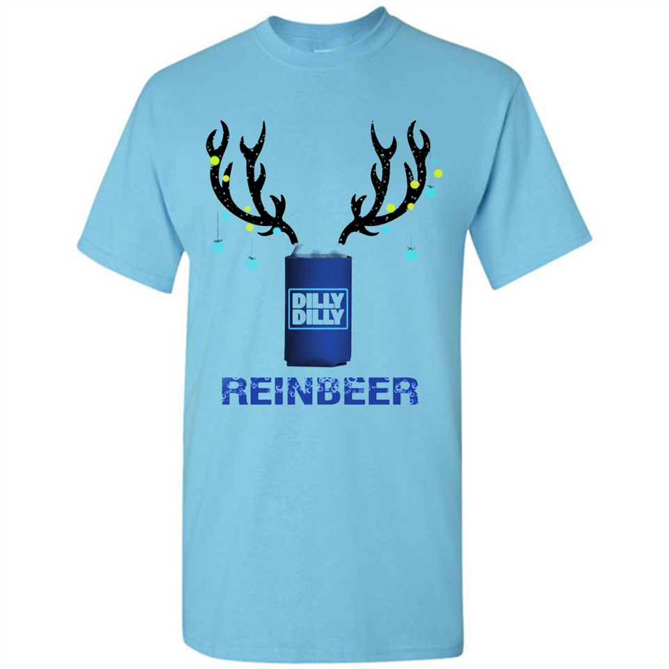 Dilly Dilly Reinbeer Funny Beer Reindeer Christmas Sporty - Shirt