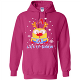 Minion Arizona Diamondbacks Ugly Christmas Sweater Let it Snow - Hoodie
